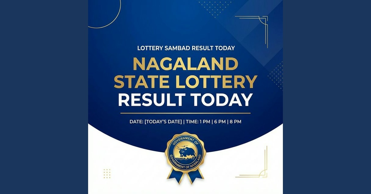 Nagaland State Lottery Live Results News Banner